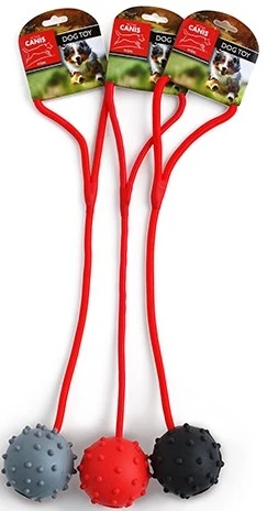 Active Canis Ball With Rope Koiranlelu Köydellä