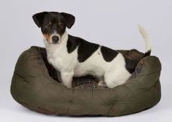 Barbour Quilted Dog Bed 24'' Olive -TRIXIE kauppa barbour quilted dog bed 24 olive 0