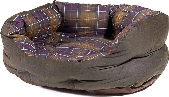 Barbour Wax/Cotton Dog Bed 24'' Classic/Olive 3 Barbour Wax/Cotton Dog Bed 24'' Classic/Olive