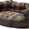 Barbour Wax/Cotton Dog Bed 35'' Classic/Olive -TRIXIE kauppa barbour wax cotton dog bed 35 classic olive 0