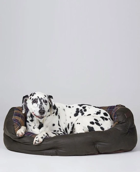 Barbour Wax/Cotton Dog Bed 35'' Classic/Olive 7 Barbour Wax/Cotton Dog Bed 35'' Classic/Olive - Image 5