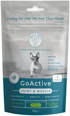 Blue Pet GoActive Ravintolisä Nivelten Hyvinvointiin, Maapähkinä, 30 Kpl