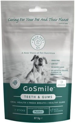 Blue Pet GoSmile Purutikut Koiran Hampaiden Ja Ienten Hyvinvointiin, Kana, 7 Kpl