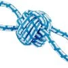 Boogie Knot Ball Dog Toy 27 Cm Solmupallo Kahdella Kahvalla