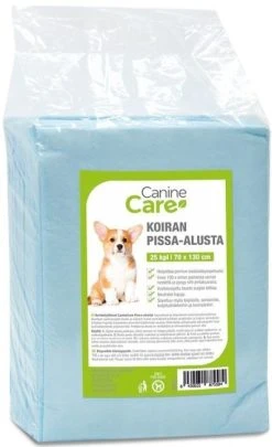 CanineCare Koiran Pissa-alusta, 70x130 Cm, 25 Kpl