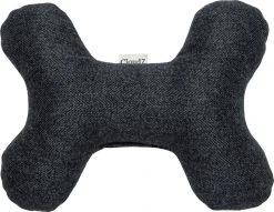 Cloud7 Love Bone Koiranlelu, Tummanharmaa, S