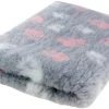 Foxy Fur Sleeping Pad Makuualusta 100x75 Cm, Gray/Pink -TRIXIE kauppa foxy fur sleeping pad graypink 100x75 cm 1 0