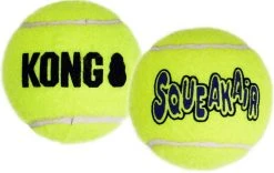 Kong Airdog Squeaker Vinkuva Tennispallo, S, 3 Kpl