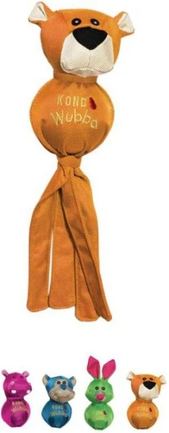 Kong Wubba Ballistic Friends Koiran Lelu, S