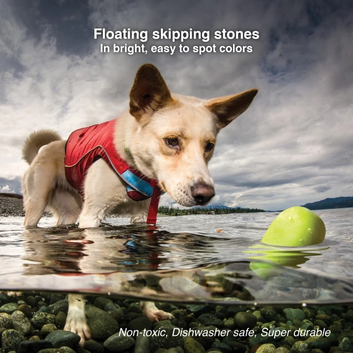 Kurgo Skipping Stones Dog Toy Koiran Kelluva Heittolelu, 3 Kpl 5 Kurgo Skipping Stones Dog Toy Koiran Kelluva Heittolelu, 3 Kpl - Image 3