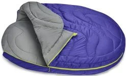 Ruffwear Highlands Koiran Makuupussi, Sininen -TRIXIE kauppa ruffwear highlands sleeping bag huckleberry blue 1