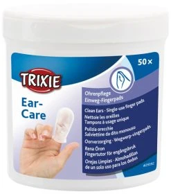 Trixie Fingerpads Aloe Vera Korvanhoitoon, 50 Kpl
