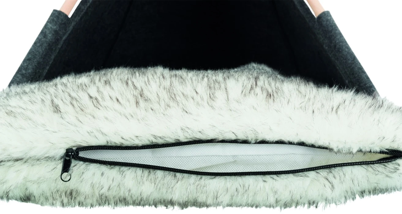 Trixie Tipi Igloo Filt Antracit 9 Trixie Tipi Igloo Filt Antracit - Image 7