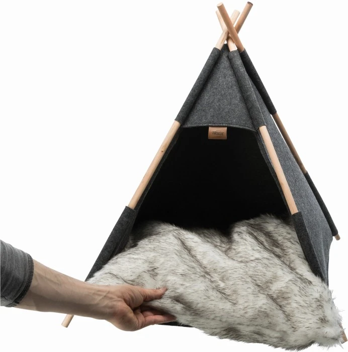 Trixie Tipi Igloo Filt Antracit 8 Trixie Tipi Igloo Filt Antracit - Image 6