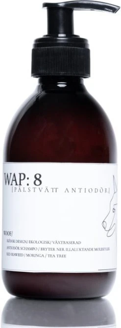 WAP Dog Care Products WAP:8 Hajuja Torjuva Koirashampoo, 250 Ml