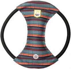 Woolly Wolf Squeaky Frisbee Pehmeä Frisbee, Woodland